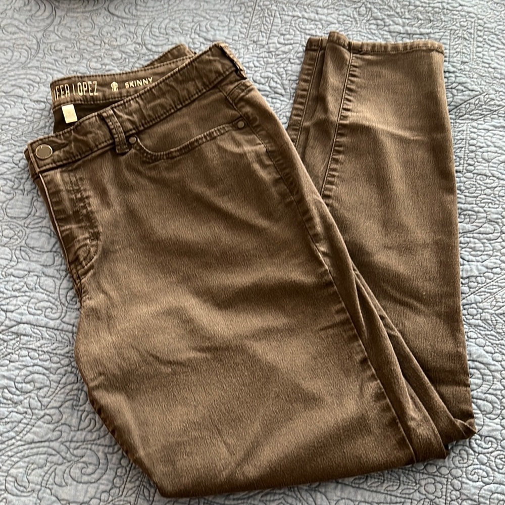 GUC - 1 pair Jennifer Lopez Skinny Soft Black Size 16 Jeans